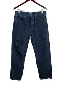 Agolde Damen 90s Crop Mid Rise Straight Jeans in Shutter Distressed Größe 30 - Bild 1 von 4
