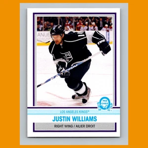 Justin Williams #137 2009-10 O-Pee-Chee Retro Los Angeles Kings Hockey Card NHL - Picture 1 of 3
