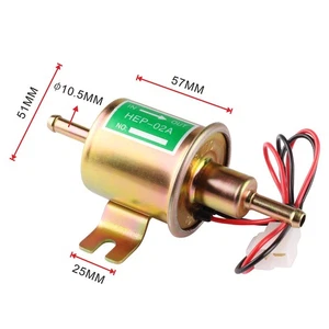 Hep-02a New Gas Diesel Fuel Pump Inline Low Pressure Gas Electric Fuel Pump 12v - Picture 1 of 7
