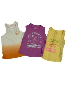 Girl's 6-6X Lot of 3 CAT & JACK Tank Tops, summer, vacation - Picture 1 of 5