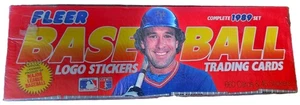 1989 Fleer Baseball, Logo Sticker and Trading Cards SEALED Wax Box - Bild 1 von 3