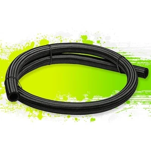 ALTA TOLERANCIA ACERO INOXIDABLE NYLON TRENZADO 1500 PSI 6-AN ACEITE/COMBUSTIBLE/GAS LÍNEA/PIES - Imagen 1 de 1