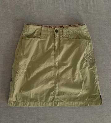 Falda de Senderismo Kuhl Kurve Kontour Para Mujer 6 Verde Exterior Ropa Activa Bordada  Foto 1 de 4
