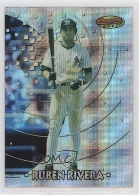 1997 Bowman's Best Previews Atomic Refractor Ruben Rivera #BBP14 - Image 1 of 2