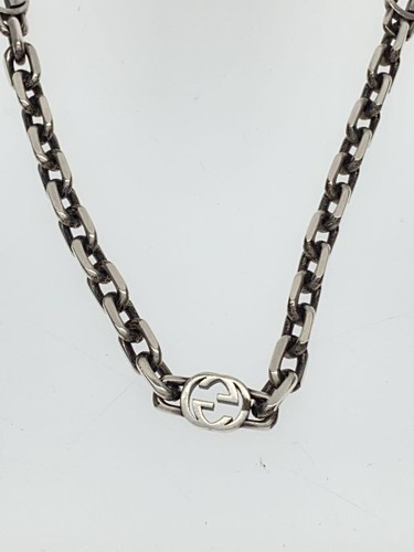 GUCCI SV925 collana argento senza top uomo usata