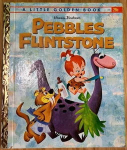HANNA BARBERA PEBBLES FLINTSTONE #531 A - A LITTLE GOLDEN BOOK - Picture 1 of 5