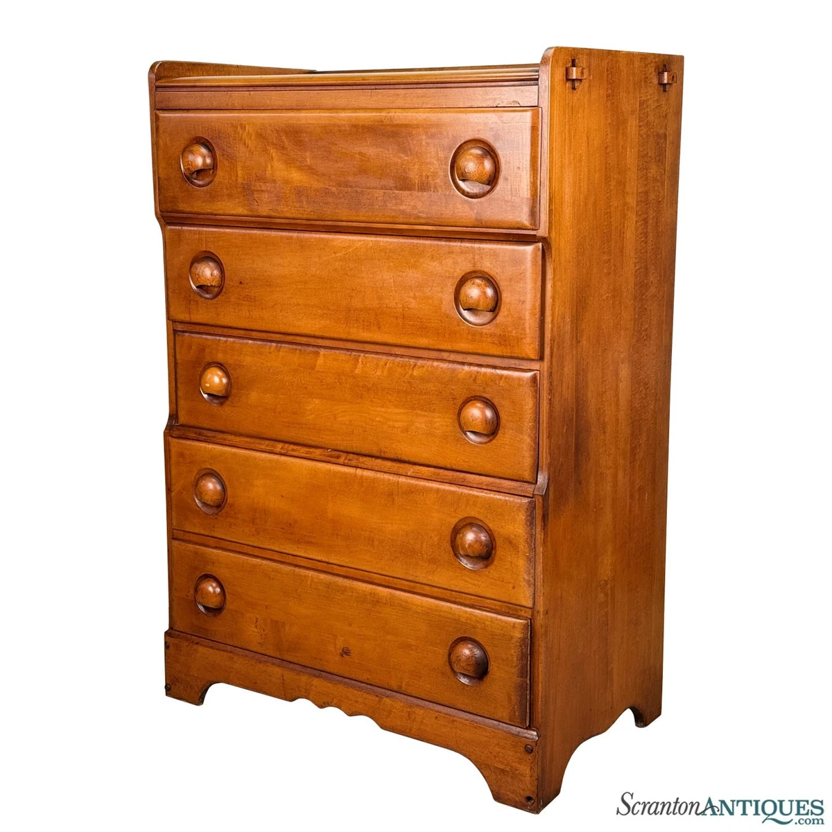 Maple Antique Dressers & Chests of Drawers 1920-1949 Time Period