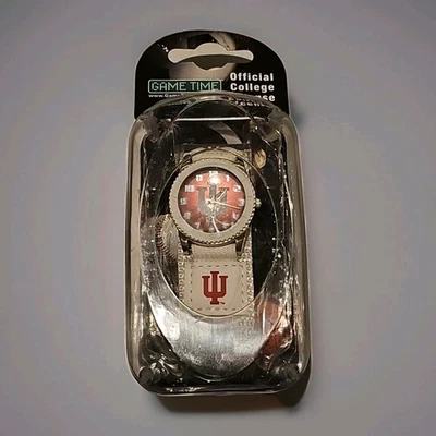 NUEVO- Reloj Unisex College Indiana Hoosiers Blanco Tiempo de Juego Correas Ajustables Foto 1 de 4