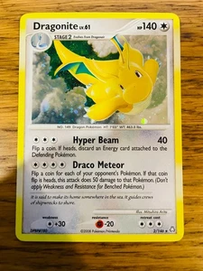NM! Dragonite (2/146) Diamond & Pearl Legends Awakened Holo Pokemon Card! - Picture 1 of 4