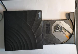 RoHS Yaeonku Ultra Thin External DVD R/RW Optical Drive CB31005 - OPEN BOX - Afbeelding 1 van 12