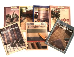 Vintage Handwoven Magazine Lot of 7 Weaving Loom Fiber Arts Designs 1982-1987 - Picture 1 of 8