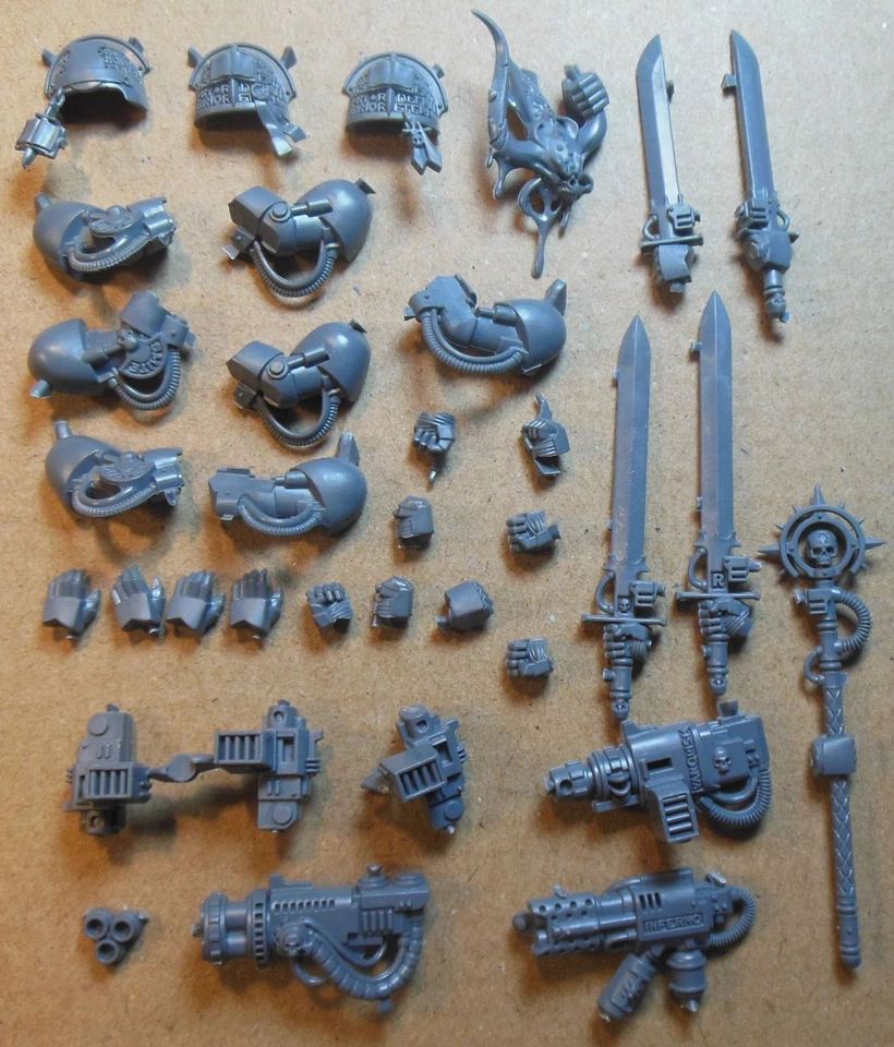 Caballeros Grises - Paladín Terminators - Brazos Hand Flamer Bastón (a) Bitz Bits 40K Foto 1 de 1