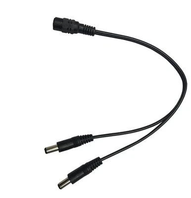 OMNIHIL DC Barrel Plug Power Splitter 5.5x2.1mm, 1 Female to 2 Male Jack - Image 1 of 2