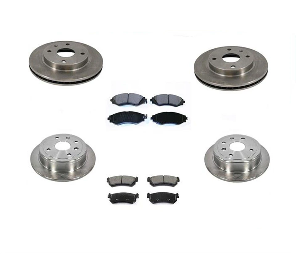 KIT de rotores de freio dianteiro e traseiro e pastilhas de cerâmica para Suzuki Forenza e Reno 05-06 - Imagem 1 de 1