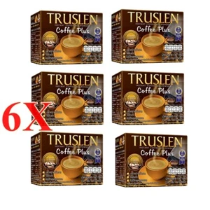6 Boxes Dietary Truslen Instant Coffee Mix Powder Coffee Plus - Picture 1 of 11