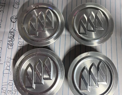 BUICK REGAL/LACROSSE/VERANO POLISHED ALUMINUM CENTER CAP OEM (SET OF 4)--B36 - Image 1 of 3
