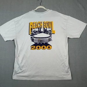 Vintage 2000 LSU Football Peach Bowl Player Issued Nike Dri Fit Shirt 2XL USA - Picture 1 of 13