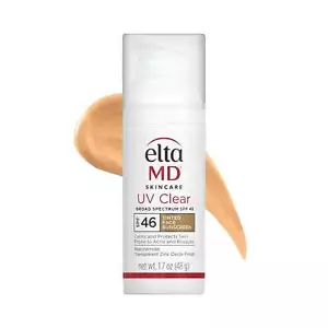 NEW - EltaMD - UV Clear Broad-Spectrum SPF 46 - Tinted - Picture 1 of 5