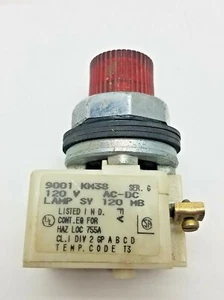Square D Pilot Light KM 38 RED  #8157 - Picture 1 of 6