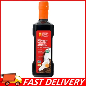 Organic Coconut Aminos Soy Sauce Replacement, Soy-Free, Non-GMO, 16.9 Ounces - Picture 1 of 9
