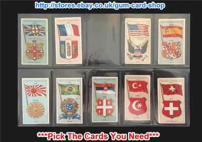 PLAYER'S - COUNTRIES ARMS & FLAGS 1905  (THICK) (G/F) *PLEASE SELECT CARD* - Image 1 of 4