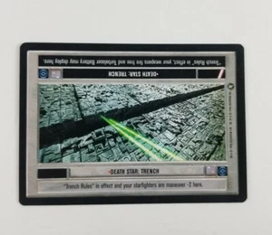 Star Wars CCG Death Star Trench A New Hope SWCCG LP decifratore limitato raro - Foto 1 di 6