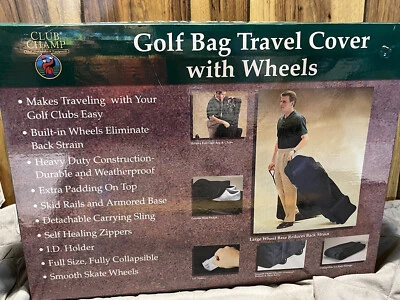 Bolsa de golf Club Champ cubierta de viaje protectora de alta resistencia con ruedas/B34 Foto 1 de 4