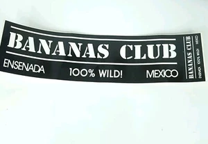 Vintage weltberühmter KROQ 106,7 FM Radiosender Aufkleber LA Bananas Club Mexiko - Bild 1 von 7