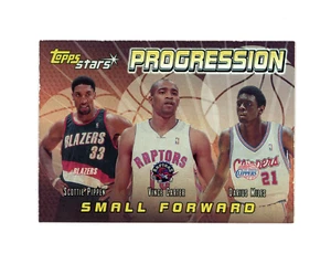 VINCE CARTER SCOTTIE PIPPEN DARIUS MILES 2000-01 Topps Stars Progression #P3 JM - Picture 1 of 2