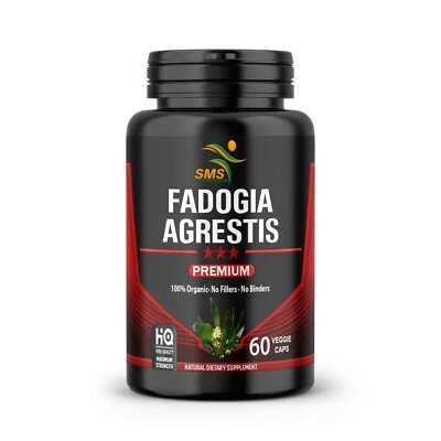 Fadogia Agrestis Pills 1,000mg (Maximum Strength) Stem 10:1 Extract 60 Caps - Image 1 of 4