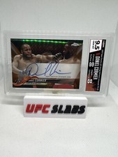 2018 Topps UFC Chrome Daniel Cormier Orange Auto 07/25 HGA 9.5/10