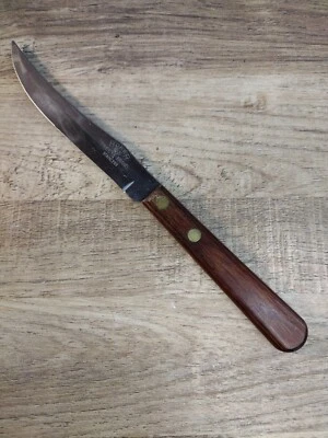 Cuchillos marca Boker Tree cuchillo de carne de acero inoxidable mango de madera Foto 1 de 4