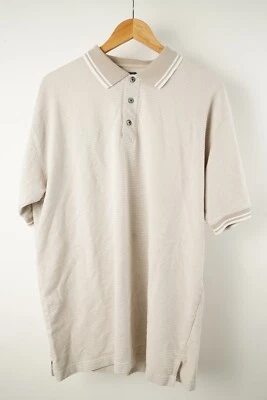 Polo de golf deportivo LEE para hombre manga corta talla XL a rayas botones de ajuste regular Foto 1 de 4