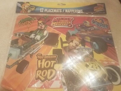 12 Placemats Mickey and The Roadster Racers  - Imagem 1 de 4