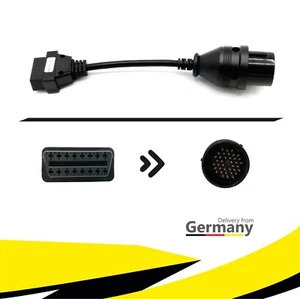 ★ PKW Diagnose Adapter Stecker Kabel OBD2 auf OBD1 für MERCEDES-BENZ KFZ MB ★ - Picture 1 of 1