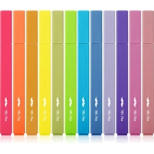 Highlighters Chisel Tip 12 Pack Vibrant Colors No Bleed Bible Highlighting - Picture 1 of 10