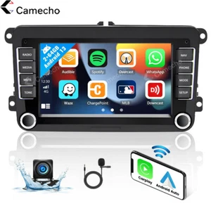 2+64G Android 13 For VW GOLF MK5 MK6 Apple Carplay Car Stereo Radio Navi Kamera - Bild 1 von 13