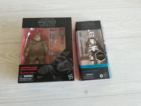 Star Wars Black Series Riot Scout Trooper & Gamorrean Guard 6” Hasbro Figures Cover