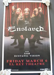 Enslaved Yob Konzert Tour Poster 2015 El Rey Theater Los Angeles 11x17 Lobby - Bild 1 von 4