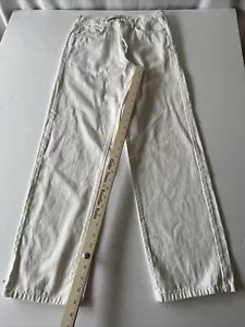 Versace Couture Straight Leg Jeans Men's Size 32x30 (46) White - Picture 1 of 14