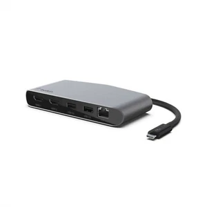 BELKIN DOCK MINI THUNDERBOLT 3 DUAL 4K HDMI USB GIGABIT PC MAC *NEW #1* F4U098BT - Picture 1 of 2