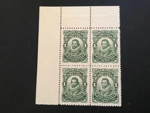 ICOLLECTZONE  Canada Newfoundland 87b margin block XF NH showpiece - Picture 1 of 1