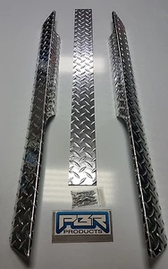 EZGO Golf Cart Part Diamond Plate Rocker Panel covers & Kick 1994-2012 TXT - Picture 1 of 12