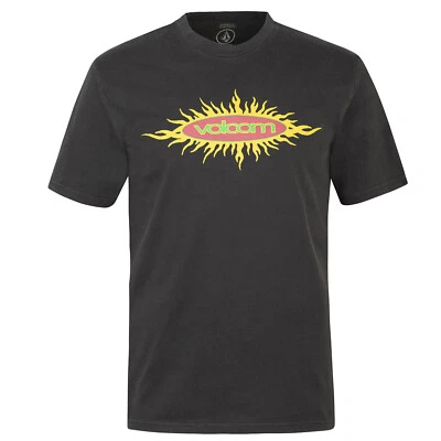 Volcom Nu Sun PW T-Shirt black - Motive T-Shirt mit Frontprint - Bild 1 von 3