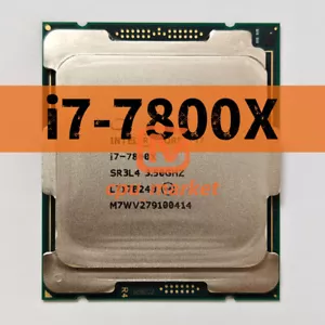 Intel Cores i7-7800X SR3NH 3.50GHz 6 Cores LGA2066 X-series CPU Processor - Picture 1 of 3