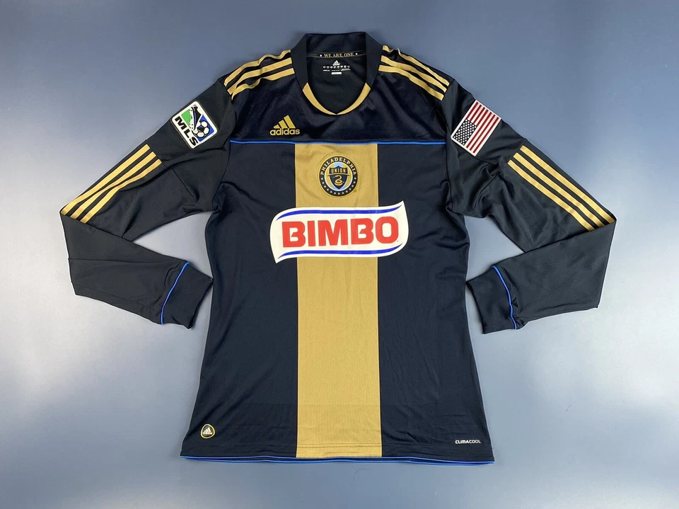 PHILADELPHIA UNION 2011 HOME FOOTBALL SHIRT MLS ADIDAS JERSEY ADULT SIZE L - Image 1 of 4
