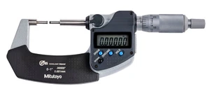 Mitutoyo 331-351-30 - Digimatic Spline Micrometer 0"- 1"/ 25mm SPC IP65 (10mm) - Picture 1 of 3