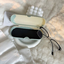 Occhiali color crema portatile custodia da sole graziose occhiali miopia 