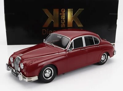 MODELLINO AUTO STATICO DIECAST DAIMLER 250 V6 RHD 1962 NERO ROSSO SCALA 1/18 - Immagine 1 di 4