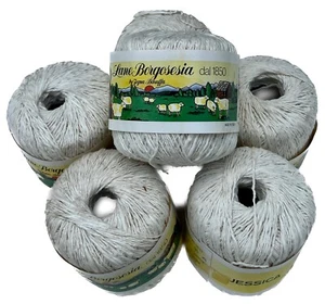 Qty 6 New: LANE BORGOSESIA JESSICA cotton/silk/linen yarn (pick color) - Picture 1 of 17